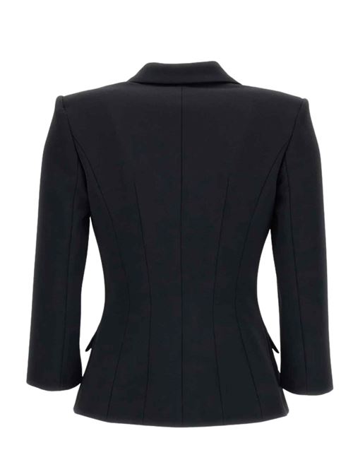 Giacca stretch con logo gioiello Elisabetta Franchi | GI26866E2110